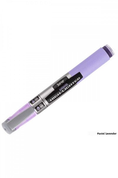 Serve Liquid Highlighter Liquid Ink Highlighter Pastel Lavender