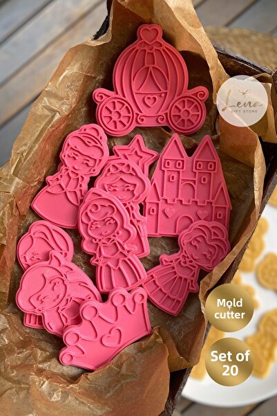 Lena Gift Store Disney Princess Themed Cookie Cake Candy Cookie Mold And Doug...