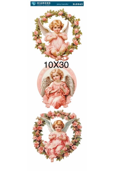 Buhobi SL0063 ورق نقل مائي ديماوند - 10x30 سم