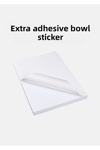 Novita Shiny Coated A4 Hotmelt Label - 20 Pieces (Extra Adhesive)