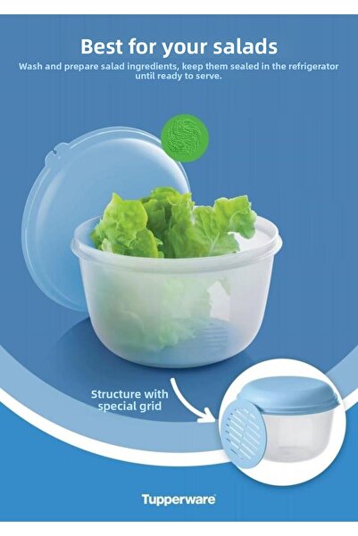 Tupperware Candy Container with Grill 1.9 lt Storage Fruit Vegetable Storage Service Product R1492