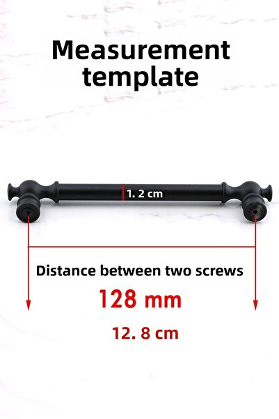Badem10 Arya 128 mm Mâner metalic negru Mobilier Bucătărie Sertar Dulap Dulap Capac Mâner Mâner 128 mm