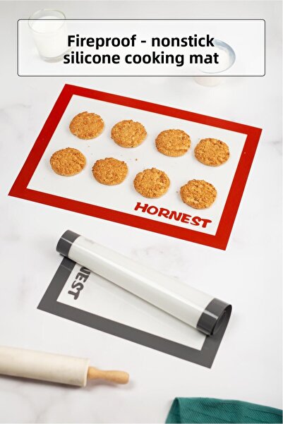 EWs بساط خبز سيليكون ذاتي الزيت قابل للخبز، بساط لف العجين، سيلبات 30 × 40 سم...