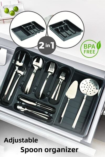 NY HOME Sertar reglabil cu detaliu tacâmuri