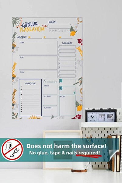 Pi Papers Planificator zilnic - Hârtie inteligentă fără adeziv cu auto-aderen...