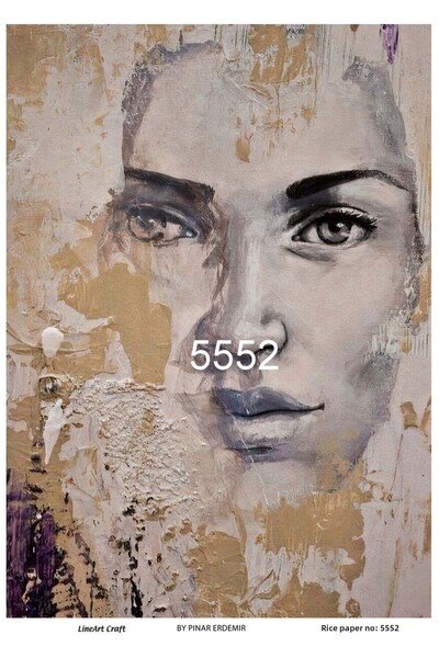 LİNEART ورق ديكوباج نحاسي Lineart رقم: L5552