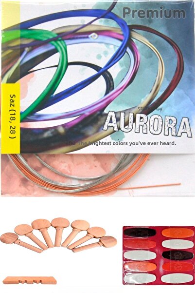 Aurora Σετ σύρματος δεσίματος με κοντή λαβή Premium 0,18 +10 τεμάχια θηλιάς +...