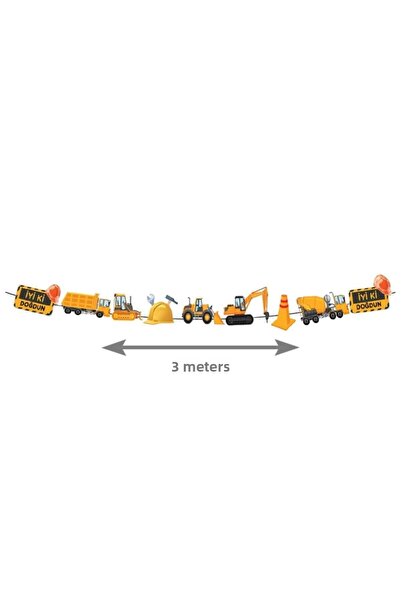 Big Party Πανό πάρτι με θέμα την κατασκευή 3 μέτρα