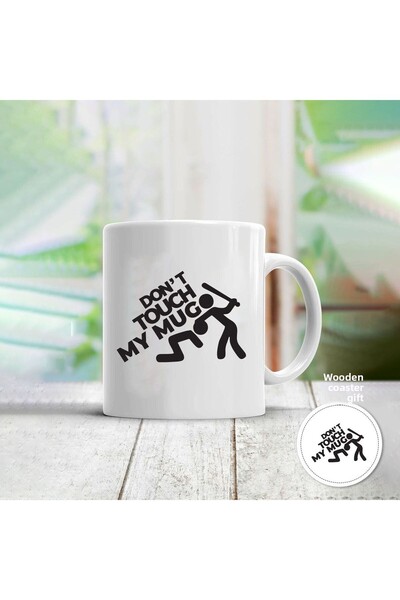 metafortoys Porcelain Mug Cup Don'T Touch My Mug