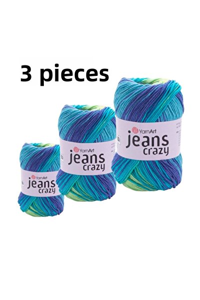 Yarnart Yarn Art Jeans Crazy Knitting Floss Set 3 buc