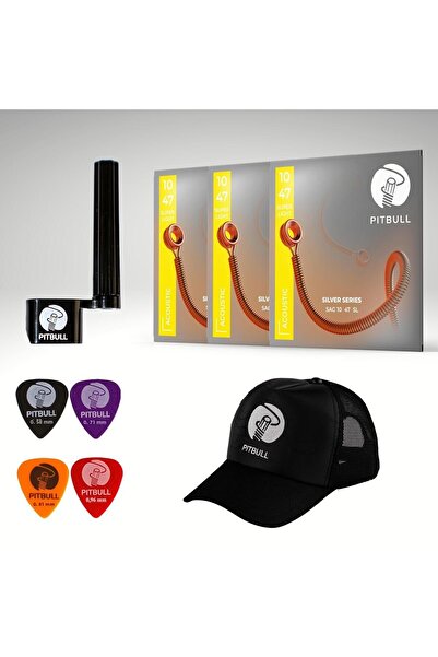 Pitbull Strings Σετ χορδών ακουστικής κιθάρας South Starry 10-47 (Silver Series)