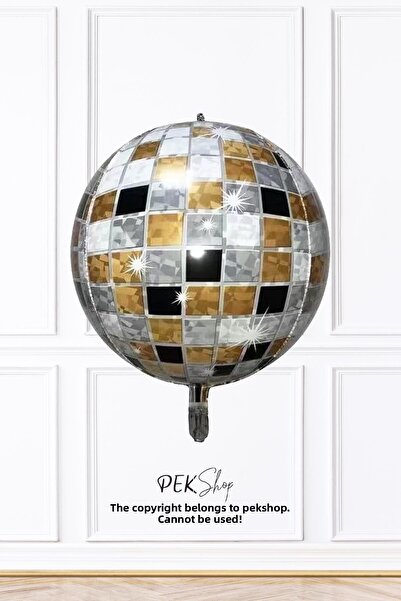 PEKSHOP 3 لون ديسكو الكرة احباط بالون 22 بوصة