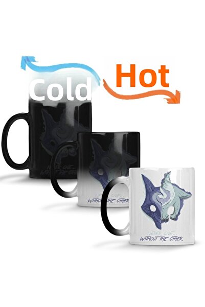 Baskı Dükkanı كوب مج سحري من نيفر وان بورسلين