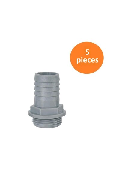 HMC 1" PVC Hose Fitting (5 Pieces)