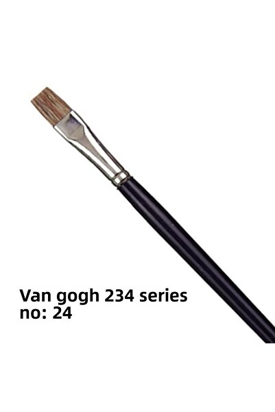 Van Gogh 234 Series Ox Ear Bristle Flat Cut Tip Brush No 24