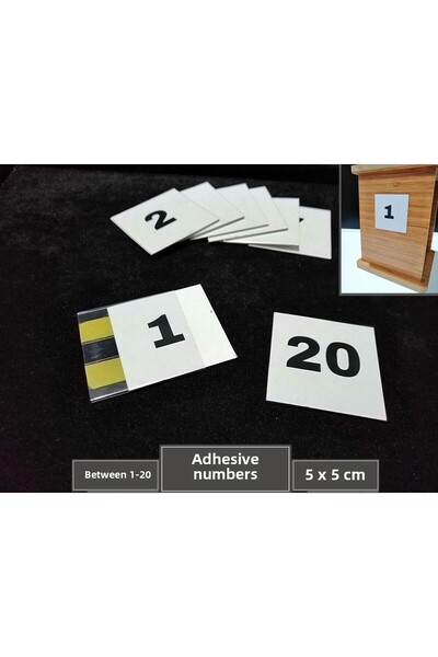 Şeffaf Etiket Αυτοκόλλητη θήκη ετικετών PVC με ετικέτες και αριθμούς από 1 έω...