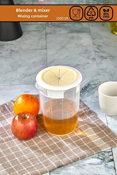 AHİR TİCARET Mixer Bowl with Lid Non-Splashing Whisk Mixer Bowl