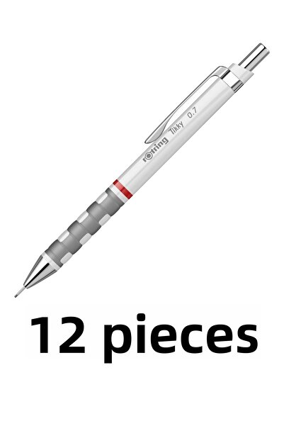 Rotring 10 Pcs Versatile Pen Tikky 0.7 White 1904506