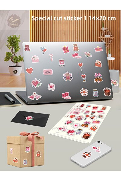 t tuğset etiket مجموعة ملصقات تحت عنوان عيد الحب، القلب، الحب، 24 قطعة من ملص...