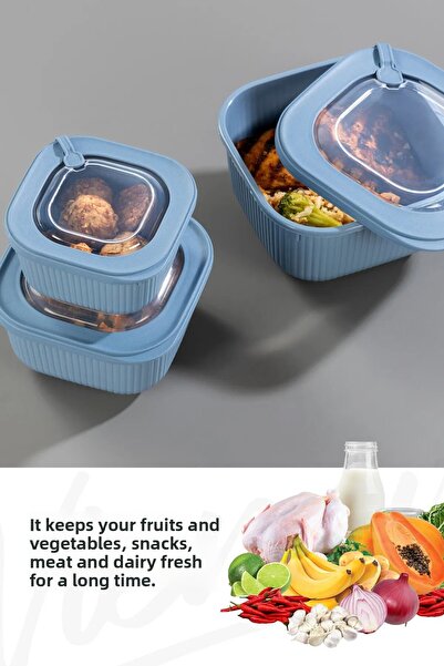 EsmoHome Set of 3 Airtight Storage Containers