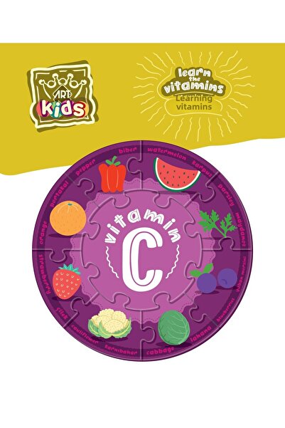 Art Puzzle Art Kids I'm Learning Vitamins