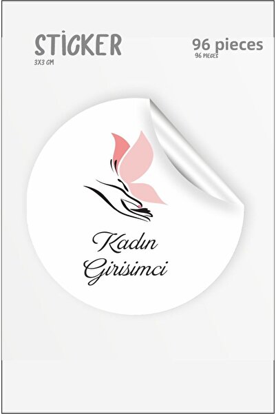 43 cici süsler organizasyon Αυτοκόλλητο Συσκευασίας 3x3 εκ. 96 Τεμάχια Αυτοκό...