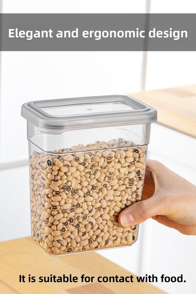 Meleni Home 12-Piece Food and Pulses Storage Set - with Leak-Proof Lid, 1100 ml Capacity