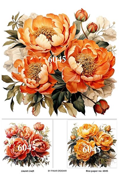 LİNEART ورق ديكوباج نحاسي - رقم: 6045، 29X42 سم