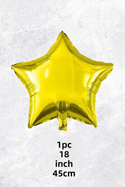 PEKSHOP بالون ستار جولد ستار فويل 18 بوصة 45 سم - قطعة واحدة