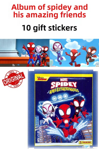 Open Toys Panini Spidey and His Amazing Friends Sticker Set - Sticker Album J...