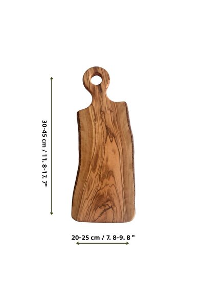 egedeneve لوح تقطيع وعرض على شكل شجرة زيتون طبيعي بمقبض - مجموعة Aeneas - حجم...