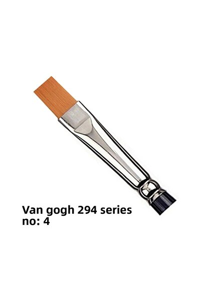 Van Gogh 294 Series Synthetic Flat Cut Tip Brush No 4