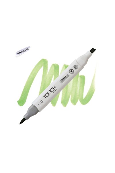Shinhan Art قلم فرشاة Touch Twin: قلم تحديد مزدوج الجوانب: G242 كوبالت أخضر شاحب