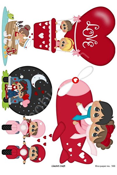 ehobici Model 100 - Brass Decopage Lineart Craft