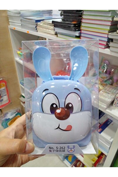Minik Store Kırtasiye Mini Store Motto Rabbit Metal Piggy Bank