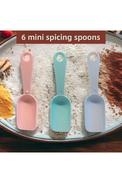 Dore Voir 6 ملاعق توابل صغيرة