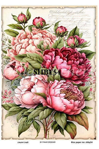 LİNEART ورق تزيين نحاسي من LineArt LA-SHBY54