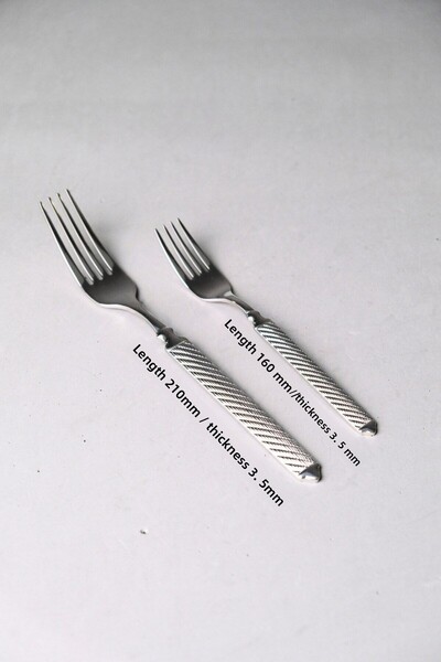 Lugga Linda Sade Cutlery Set 18/10 Stainless Steel 12 Person 84 Pieces