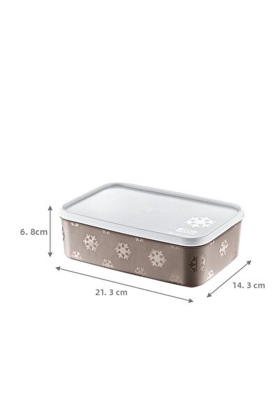 Smartware Set of 4 No Frost Storage Container Terra 1600 ml