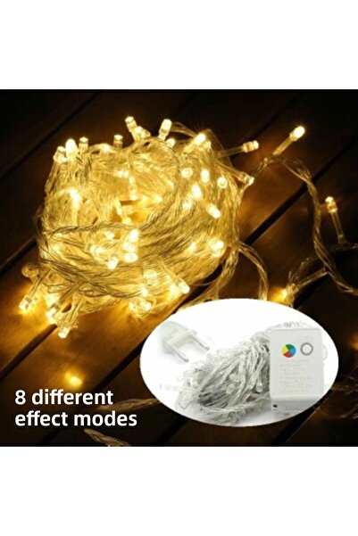 KULVARAVM 10 μέτρα 100 LED με βύσμα Led Light Διακοσμητικό φωτιστικό ημέρας Χ...