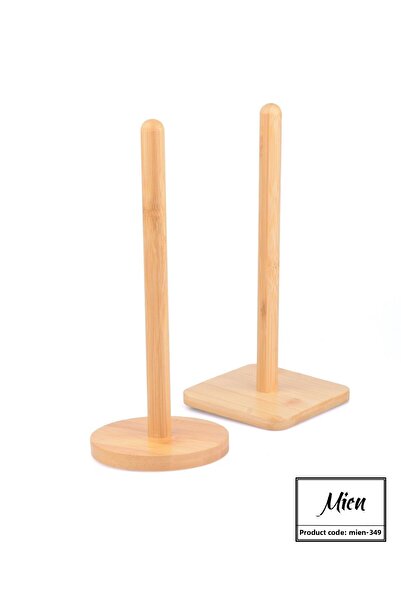 MİEN حامل المناشف الورقية من الخيزران من Mien