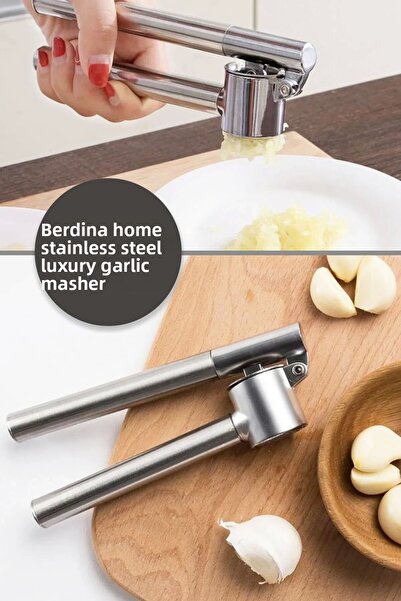 Berdina Home Steel Garlic Masher Practical Garlic Paste Luxury Steel Garlic