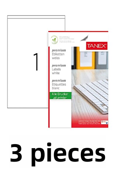 Tanex 3 PACHETE TW-2294 210x294,86 mm Etichetă laser A4 100 buc.