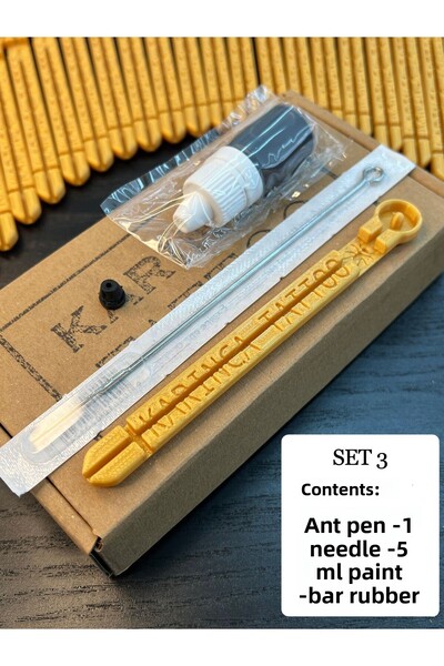 Karınca Tattoo Gold Ant Pen Handpoke Permanent Tattoo Pen Stick and Poke