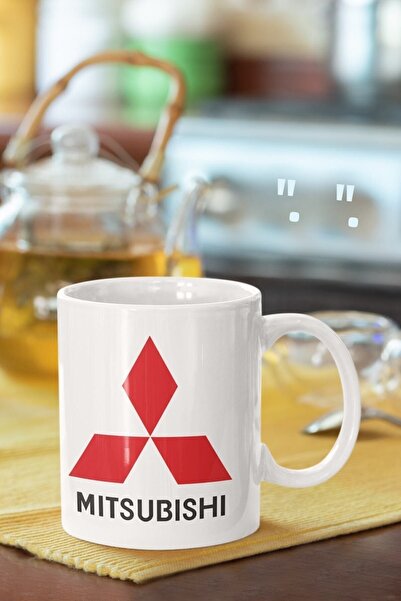 Piktorya كوب مطبوع عليه شعار ميتسوبيشي هدية عصرية