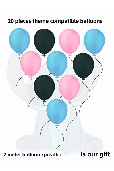 snowparty بالون عيد ميلاد متوافق مع موضوع ستيتش