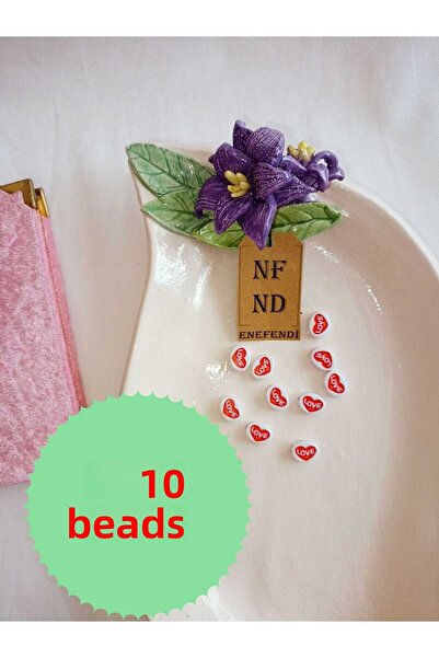 ENEFENDİ 10 ΤΕΜΑΧΙΑ ΧΑΝΤΡΕΣ ΜΕ ΤΡΥΠΗ ΜΕ ΤΗΝ ΛΕΞΗ LOVE ΕΚΤΥΠΩΜΕΝΗ ΣΕ ΤΟ ΕΣΩΤΕΡ...