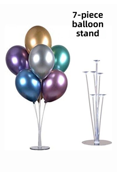Baloncu Dede 7 Li Balloon Stand Birthday Celebration Ornament and Material