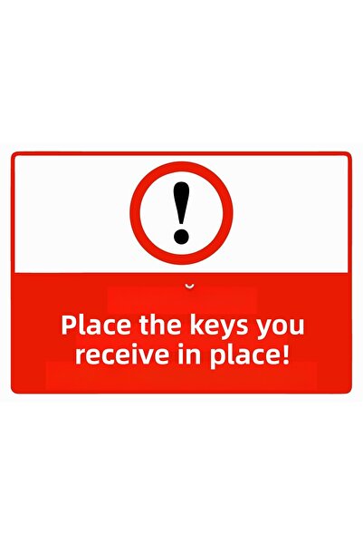 ZiPrinter Put the Keys You Bought Instead in Their Place! Isg Warning Sign Pvc A4 21X30 cm
