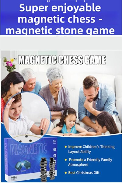 ZETCONCEPT Super Delightful Magnetic Chess-20 Jewels Magnetic(Strong) Stone Game- Great Gift for Time-Passing